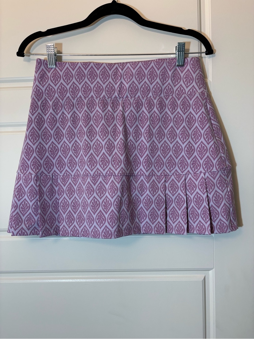 Sigrid Olsen Lavender Printed Pleated Skort